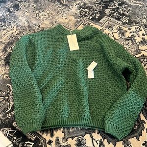 NWT green sweater